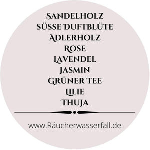 100 RÄUCHERKEGEL ZUSATZPACK - Räucherwasserfall.de